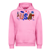 Fuchsia Pink usa 4th of july Urban Hoodie - texasbilliewilder