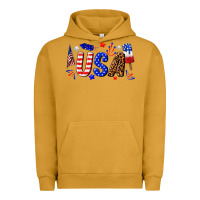 Pigment Peanut Butter usa 4th of july Urban Hoodie - texasbilliewilder