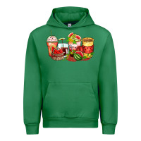 Emerald watermelon farm fresh coffee cups Urban Hoodie - Zillion Design Studio