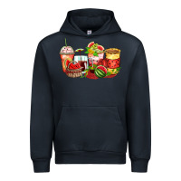 Navy watermelon farm fresh coffee cups Urban Hoodie - Zillion Design Studio