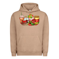 Pigment Burro watermelon farm fresh coffee cups Urban Hoodie - Zillion Design Studio