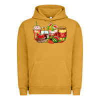 Pigment Peanut Butter watermelon farm fresh coffee cups Urban Hoodie - Zillion Design Studio