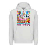 Dove Grey rolling into fourth grade Premium Hoodie - texasbilliewilder