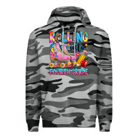 Slate Camo rolling into fourth grade Premium Hoodie - texasbilliewilder