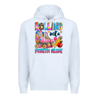 White rolling into fourth grade Premium Hoodie - texasbilliewilder