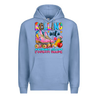 Colony Blue rolling into fourth grade Premium Hoodie - texasbilliewilder