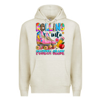 Oatmeal Heather rolling into fourth grade Premium Hoodie - texasbilliewilder