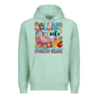 Seafoam rolling into fourth grade Premium Hoodie - texasbilliewilder
