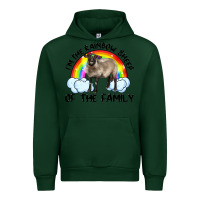 Forest Green i'm the rainbow sheep of the family suffolk sheep black face sheep Urban Hoodie - RanaPortraitStore