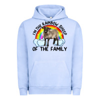 I'm The Rainbow Sheep Of The Family Suffolk Sheep Black Face Sheep Urban Hoodie | Teevron
