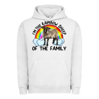 Pigment Lunar Rock i'm the rainbow sheep of the family suffolk sheep black face sheep Urban Hoodie - RanaPortraitStore