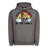 Pigment Tornado i'm the rainbow sheep of the family suffolk sheep black face sheep Urban Hoodie - RanaPortraitStore