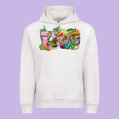 Urban Hoodie tropical coffee cups