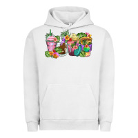 Pigment Lunar Rock tropical coffee cups Urban Hoodie - Zillion Design Studio