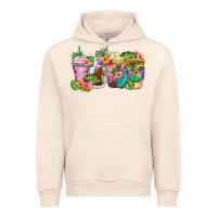 Sandshell tropical coffee cups Urban Hoodie - Zillion Design Studio