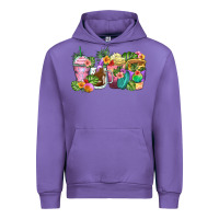 Tulip tropical coffee cups Urban Hoodie - Zillion Design Studio