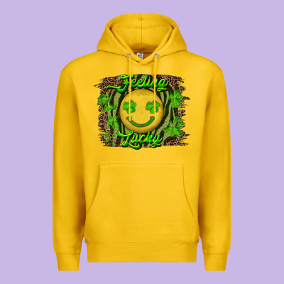 Feeling Lucky Premium Hoodie Designed By Ranaportraitstore