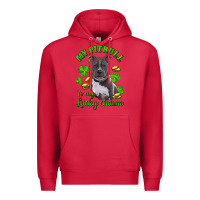Cardinal st patricks day my pitbuli my lucky charm Premium Hoodie - RanaPortraitStore