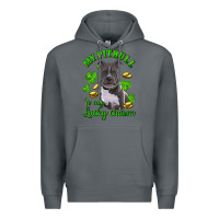 Rock st patricks day my pitbuli my lucky charm Premium Hoodie - RanaPortraitStore