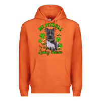 Carrot st patricks day my pitbuli my lucky charm Premium Hoodie - RanaPortraitStore