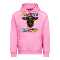 Fuchsia Pink rainbow sheep suffolk sheep Urban Hoodie - RanaPortraitStore