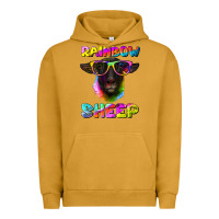 Pigment Peanut Butter rainbow sheep suffolk sheep Urban Hoodie - RanaPortraitStore