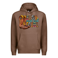 Chestnut just a small town girl Premium Hoodie - Zillion Design Studio
