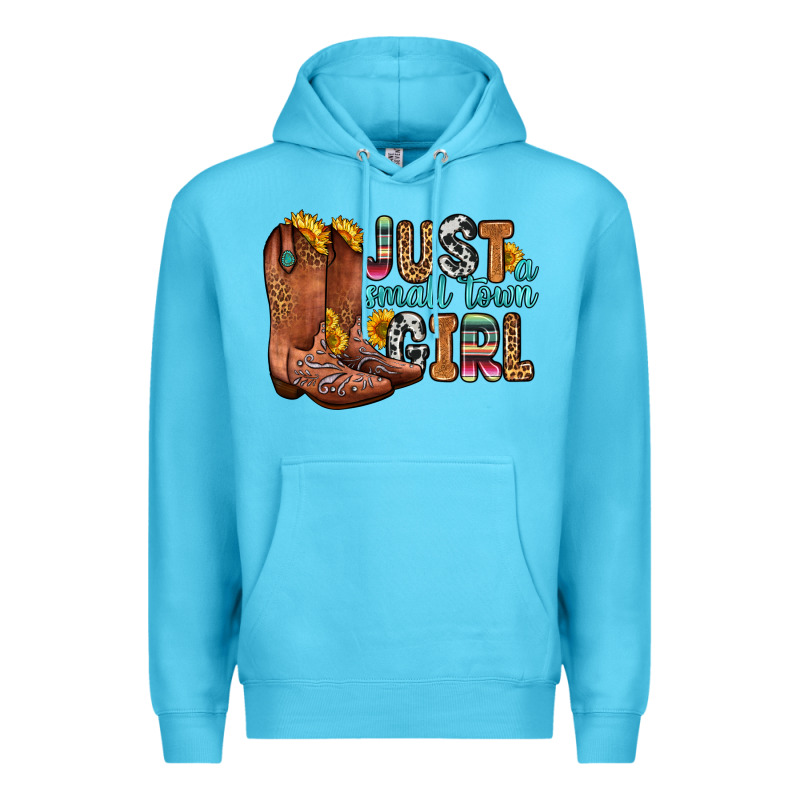 Just A Small Town Girl Premium Hoodie by Zillion Design Studio | Teevron