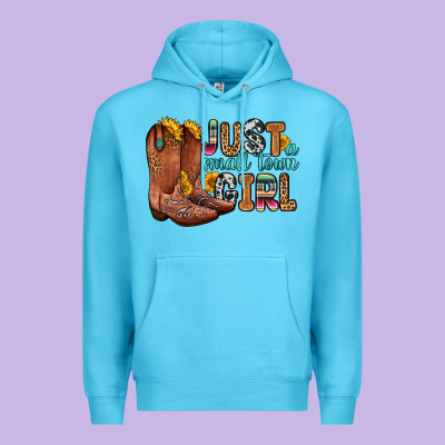 Just A Small Town Girl Premium Hoodie Designed By Zillion Design Studio