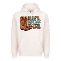 Pale Pink just a small town girl Premium Hoodie - Zillion Design Studio