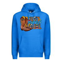 True Royal just a small town girl Premium Hoodie - Zillion Design Studio
