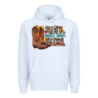 White just a small town girl Premium Hoodie - Zillion Design Studio
