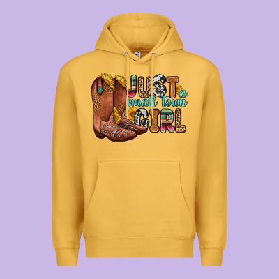 Just A Small Town Girl Premium Hoodie Designed By Zillion Design Studio