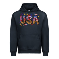 Navy usa 4th of july bw Urban Hoodie - texasbilliewilder