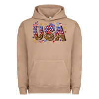 Pigment Burro usa 4th of july bw Urban Hoodie - texasbilliewilder