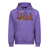 Tulip usa 4th of july bw Urban Hoodie - texasbilliewilder
