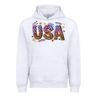 White usa 4th of july bw Urban Hoodie - texasbilliewilder