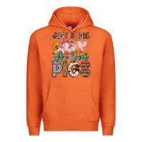 Carrot just a girl who loves pigs Premium Hoodie - Zillion Design Studio