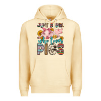 Pina Colada just a girl who loves pigs Premium Hoodie - Zillion Design Studio