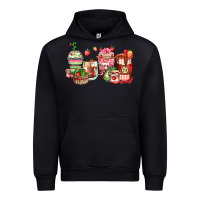 Black strawberry farm fresh coffee cups Urban Hoodie - Zillion Design Studio