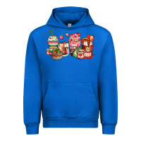 Cobalt strawberry farm fresh coffee cups Urban Hoodie - Zillion Design Studio
