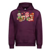 Mauve Wine strawberry farm fresh coffee cups Urban Hoodie - Zillion Design Studio