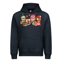 Navy strawberry farm fresh coffee cups Urban Hoodie - Zillion Design Studio