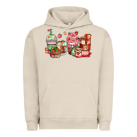 Pigment French Oak strawberry farm fresh coffee cups Urban Hoodie - Zillion Design Studio