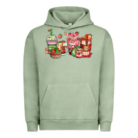 Pigment Oil Green strawberry farm fresh coffee cups Urban Hoodie - Zillion Design Studio