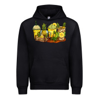 Black pineapple farm fresh coffee cups Urban Hoodie - Zillion Design Studio