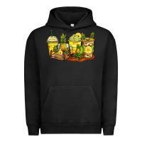 Pigment Black pineapple farm fresh coffee cups Urban Hoodie - Zillion Design Studio