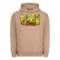 Pigment Burro pineapple farm fresh coffee cups Urban Hoodie - Zillion Design Studio