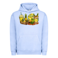Pigment Grape Ice pineapple farm fresh coffee cups Urban Hoodie - Zillion Design Studio