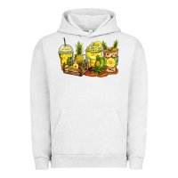 Pigment Lunar Rock pineapple farm fresh coffee cups Urban Hoodie - Zillion Design Studio